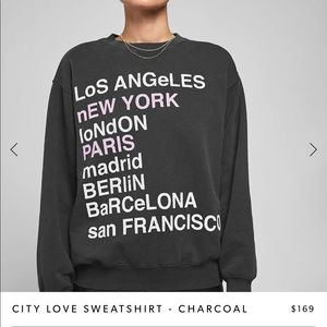 SOLD 🚫 Anine Bing City Love sweatshirt